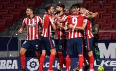 El Atlético sufre pero da otro paso más hacia la Liga
