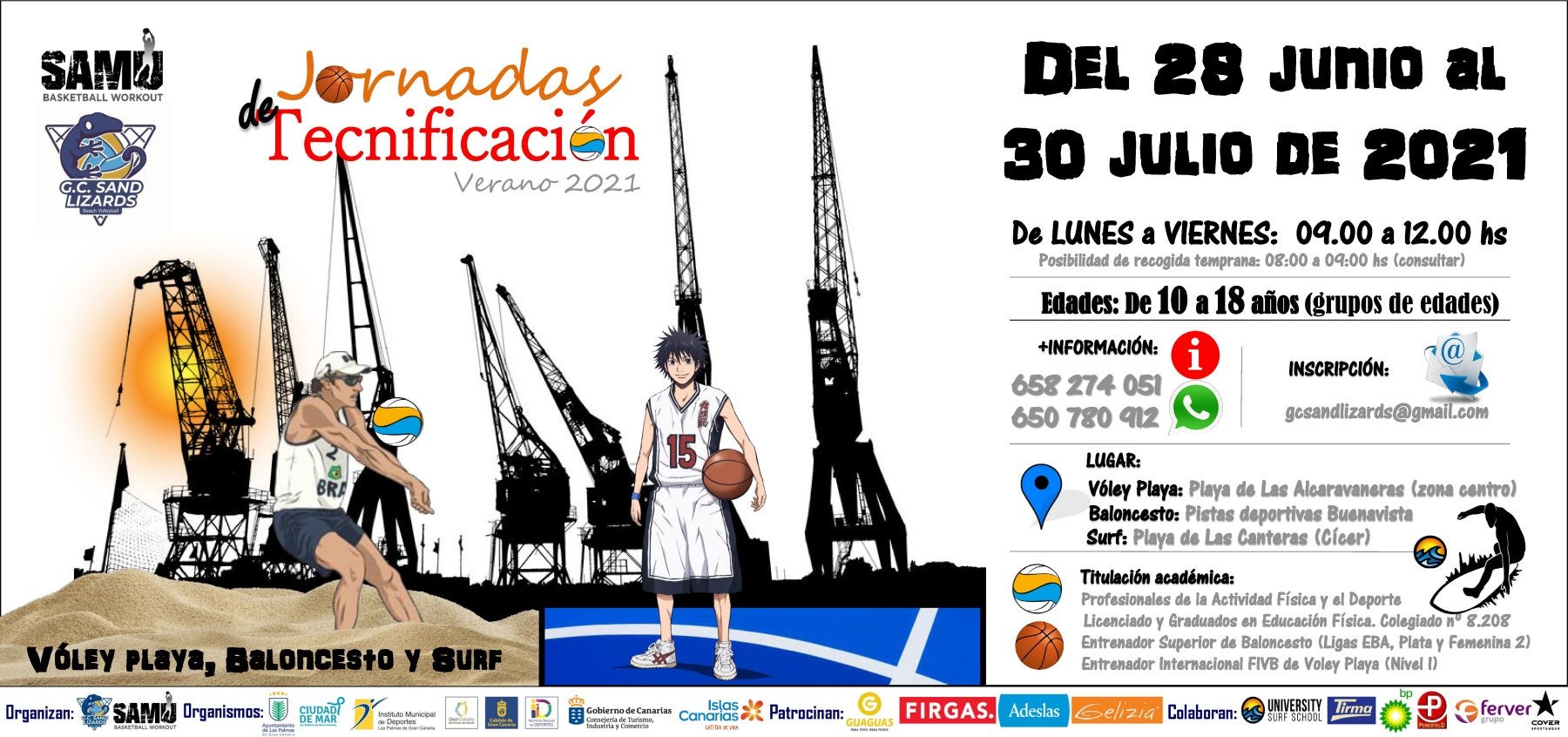 Inscripciones abiertas para las Jornadas de Tecnificación Verano 2021