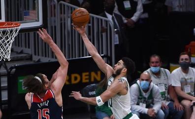 Los Celtics avanzan a los 'playoffs' al derrotar a los Wizards en el 'play in'