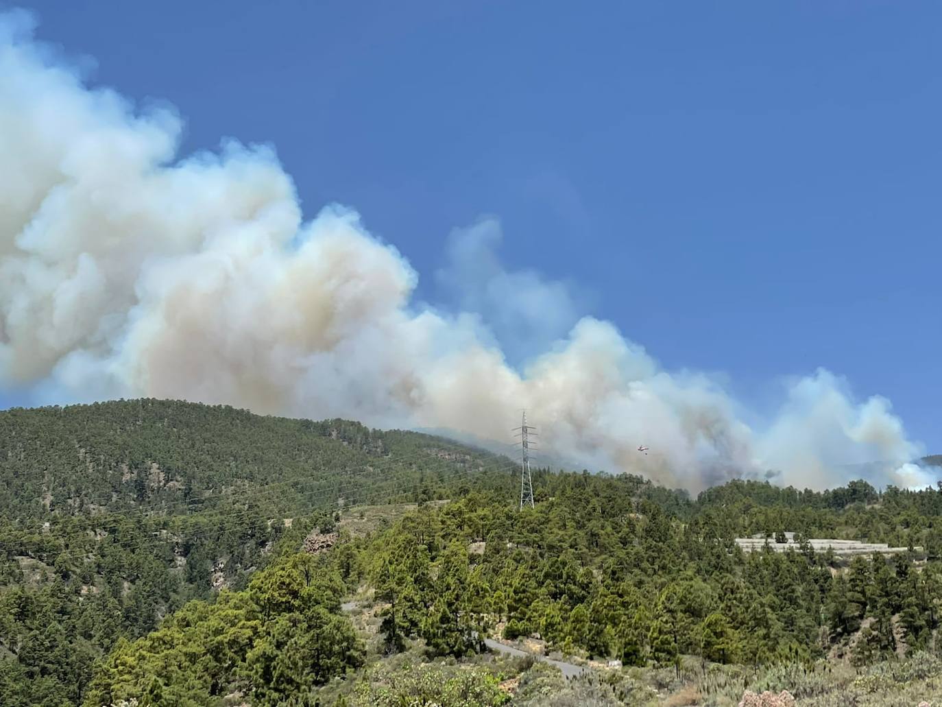 Nivel 1 de riesgo de incendios en Canarias