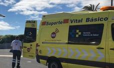 4 heridos, uno grave, en el choque varios vehículos en Tenerife