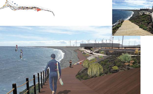 750.000 euros mejorarán la accesibilidad y el disfrute del windsurf en Pozo Izquierdo