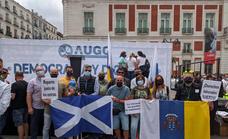 Más de 30 agentes de la Guardia Civil de Canarias protestan en Madrid