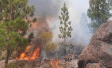 Controlado un incendio en Mogán que afectó a entre 3 y 4 hectáreas