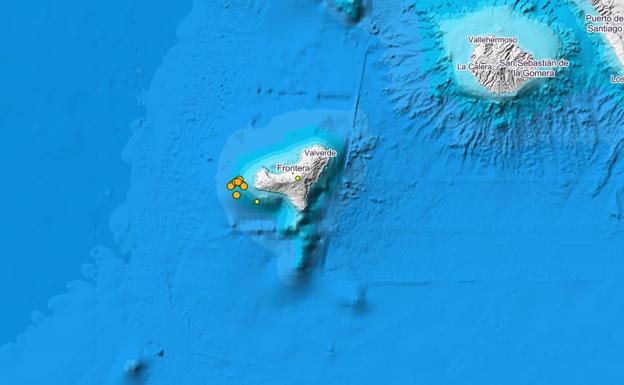 El Hierro registra ocho seísmos durante la madrugada