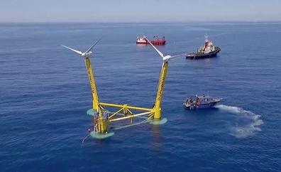 Canarias prevé que el mar del Sureste acoja entre 490 y 1.200 MW de eólica