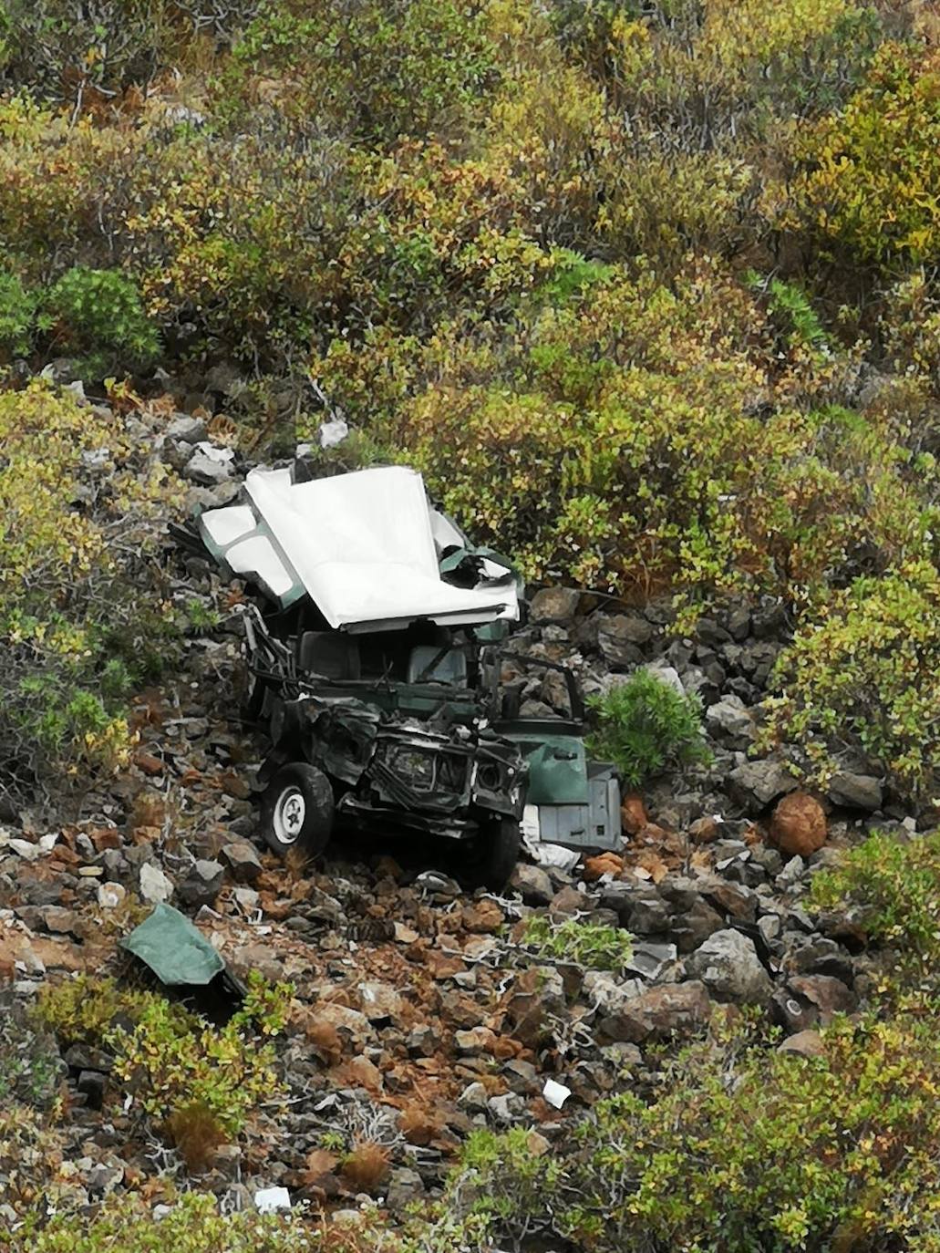 Fallece tras precipitarse por un barranco en Gáldar