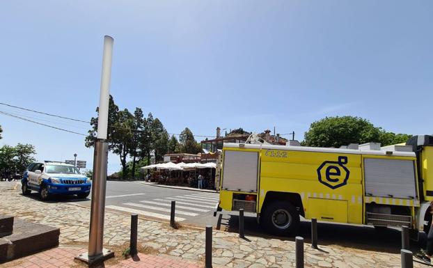 Incendio en el restaurante de Yolanda en Tejeda