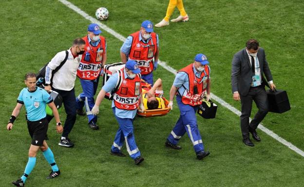 El ruso Mario Fernandes no sufre daños en la columna vertebral
