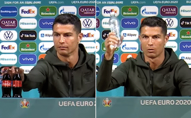 Ronaldo y Pogba retiran a Coca-Cola y Heineken de la sala de prensa: ¿postureo o apuesta por la salud?