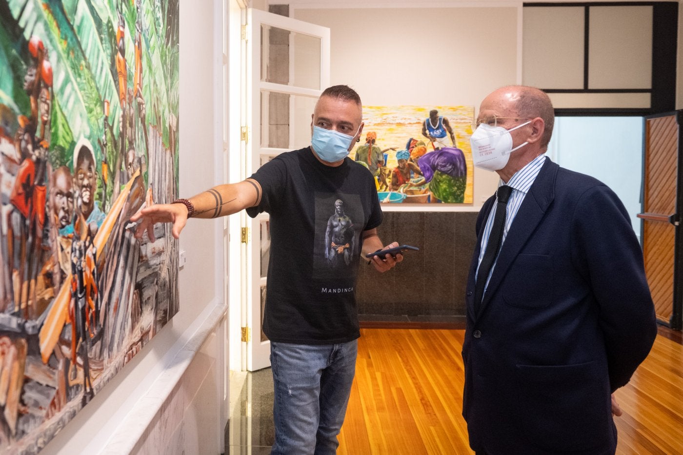 Román Tavío traslada al CICCA los colores y las sonrisas de Gambia