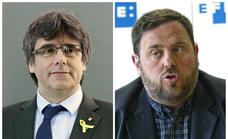 Puigdemont y Junqueras se reunirán el 6 de julio en Estrasburgo