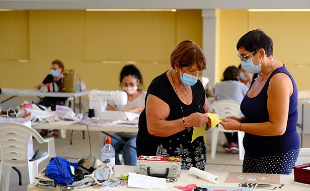 Costureras solidarias en Tesjuate