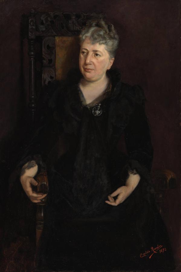 Maximina Martínez de Pedrosa, madre de la artista Carlota Rosales Museo Nacional del Prado.