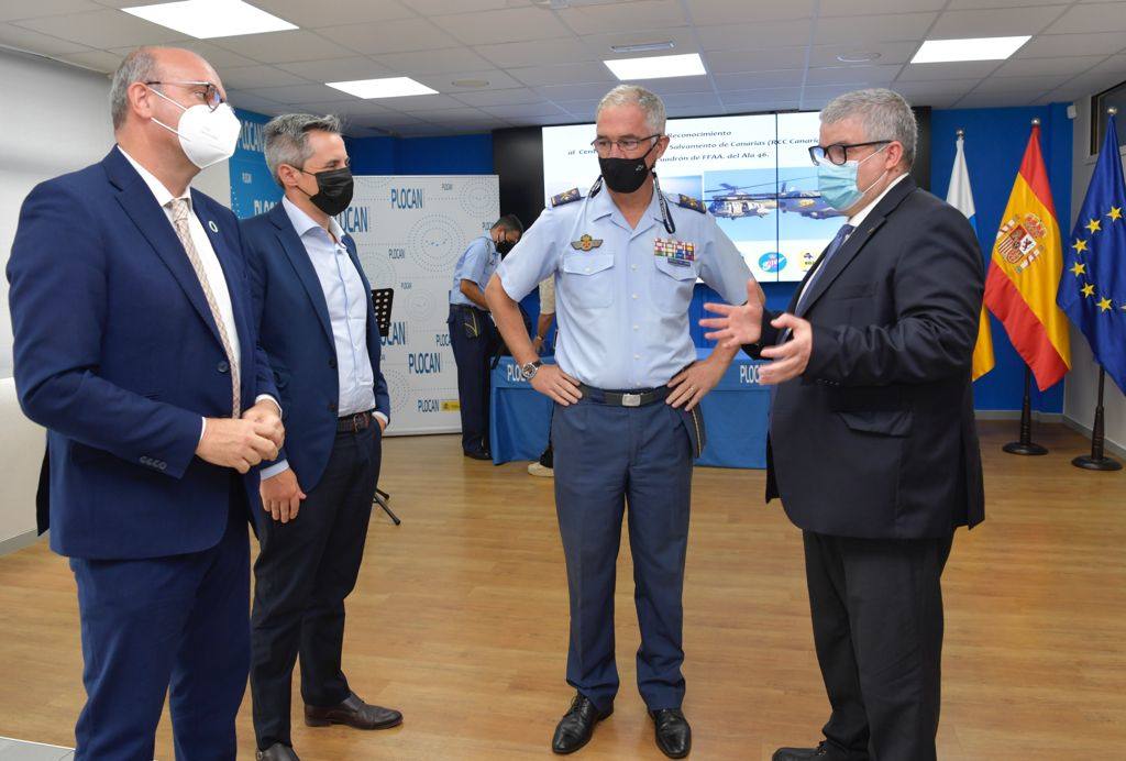 PLOCAN agradece la colaboración al Ejército del Aire