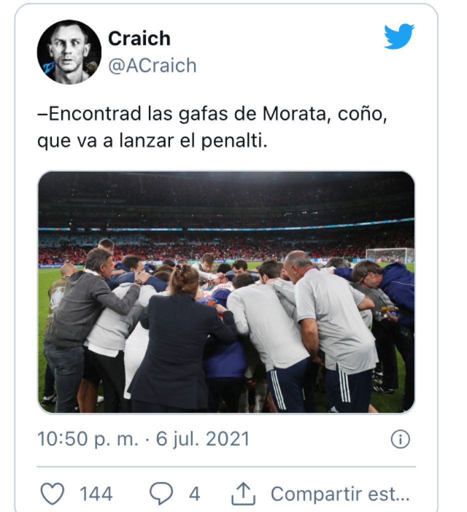Los memes de Pedri y Morata, protagonistas del partido contra Italia