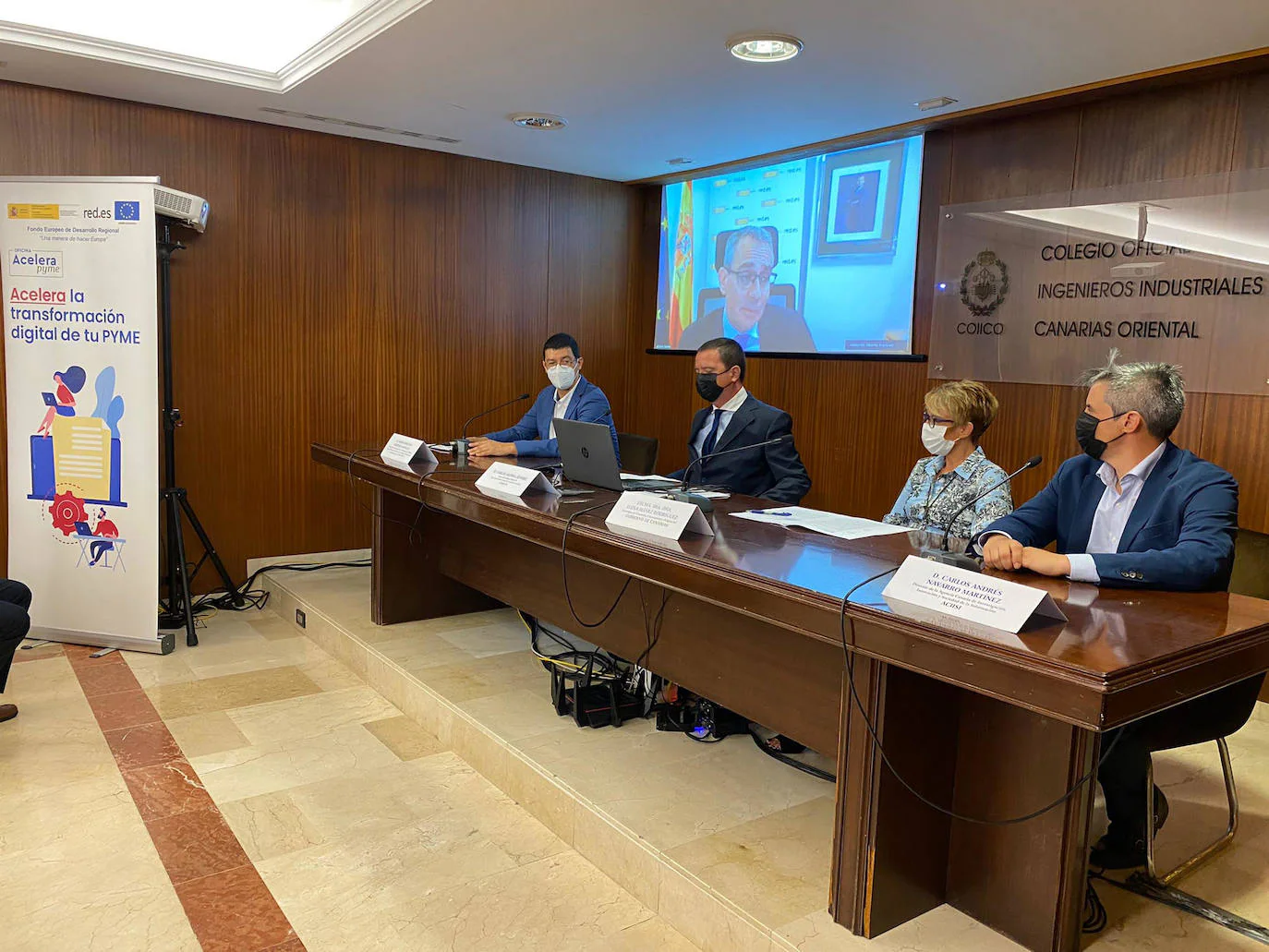 El COIICO liderará el apoyo a la digitalización de las pymes, autónomos y emprendedores en Las Palmas