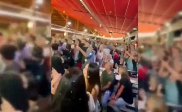 Fiestas y aglomeraciones en terrazas para ver la Eurocopa