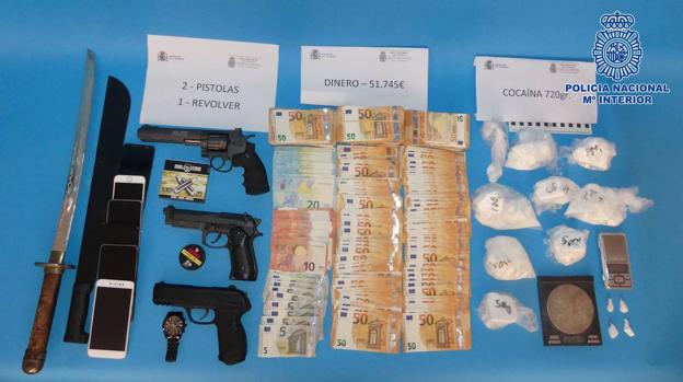 Detenida una pareja en Vecindario por tráfico de drogas