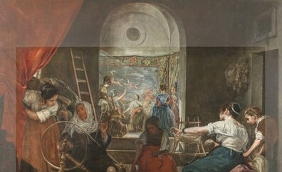 El Prado expone 'Las hilanderas' tal como las pintó Velázquez