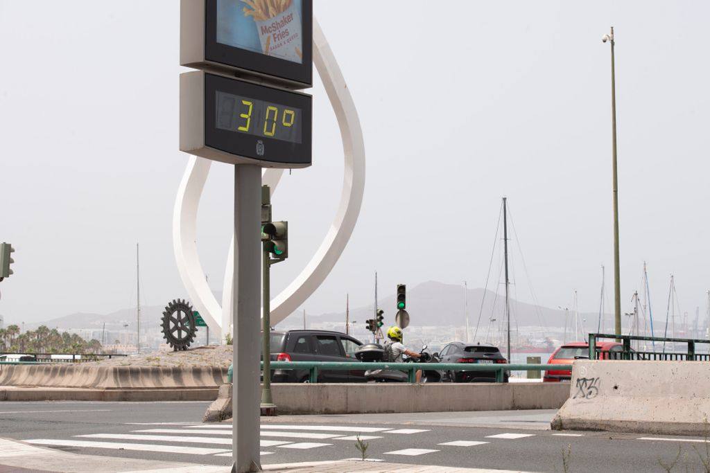 34 grados a las dos de la madrugada en Agaete