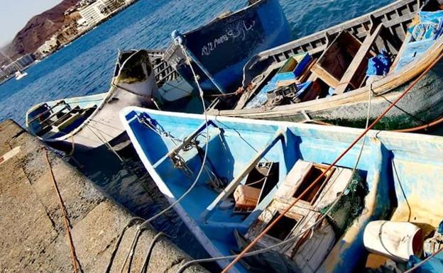 Llega una patera con 8 migrantes a la costa de Gran Canaria