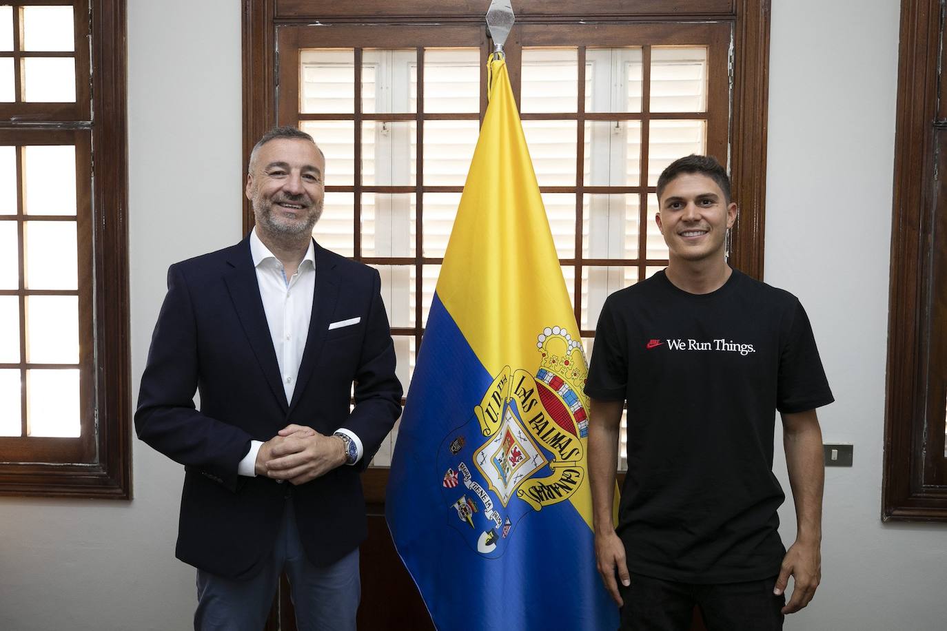Pinchi: «La UD es un club histórico y yo vengo para ascender»