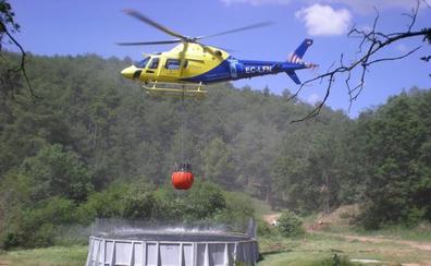 Denunciado por encañonar a un helicóptero de extinción de incendios