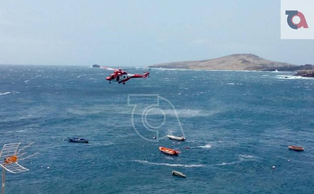 Susto con un buceador en la costa de Tufia