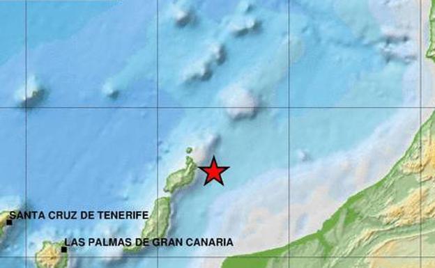 Seísmo de 3,1 grados junto a la costa noroeste de Lanzarote