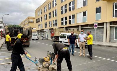 Guía culmina las obras de reasfaltado de la calle Lomo Guillén y se abre al tráfico