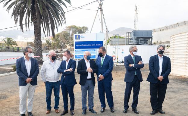 El Cabildo pone en marcha las obras de ampliación de la depuradora de Gáldar y Guía