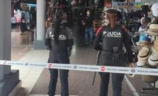 La Policía Canaria protesta en la calle por un mejor funcionamiento interno