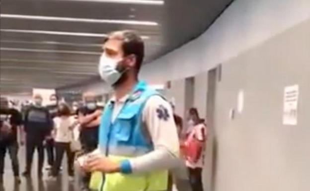 El enfado del enfermero viral del Wanda