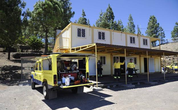 Medio Ambiente mejora la base de lucha contra incendios de Artenara