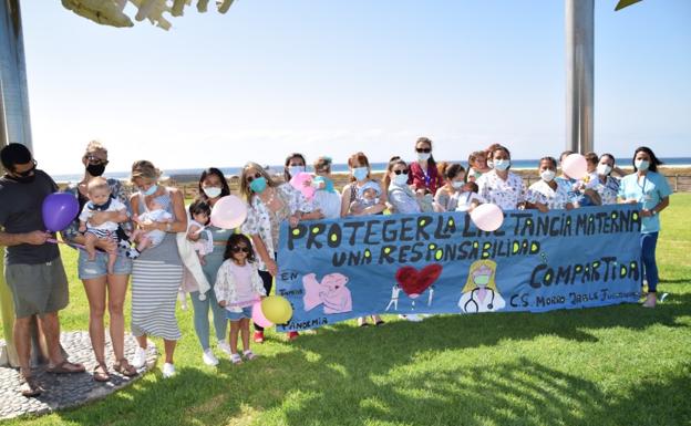 Madres y bebés de Morro Jable y Costa Calma, por la lactancia materna