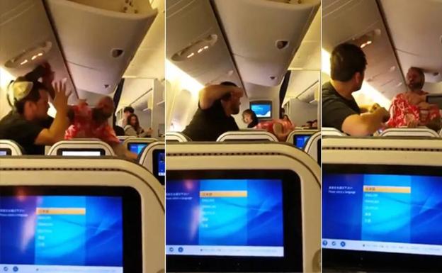 Se lían a puñetazos en un avión por culpa de un asiento reclinado