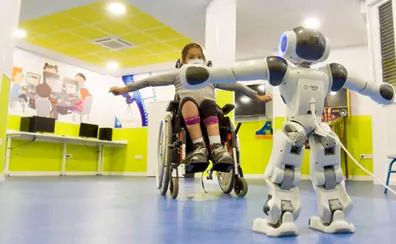 Terapia con robots para niños con lesión medular