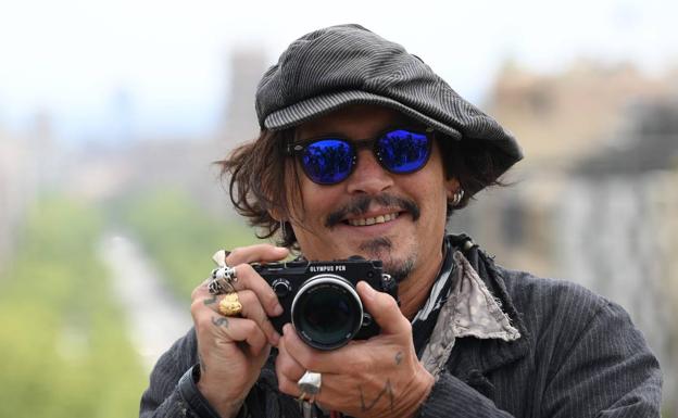 Johnny Depp, en el Festival de Barcelona el pasado mes de abril./AFP
