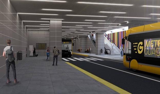 El Ayuntamiento licita por 21,5 millones el tramo de Metroguagua en Santa Catalina
