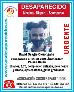 Buscan a este joven tinerfeño desaparecido en Amsterdam