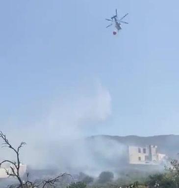 Así descarga uno de los Kamov en el conato de El Paso