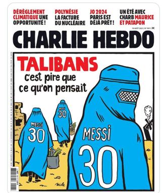 'Charlie Hebdo' une a los talibanes con Messi
