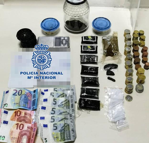 Detenido por tráfico de drogas en la zona de los Majuelos