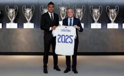 El Real Madrid renueva a Casemiro hasta 2025