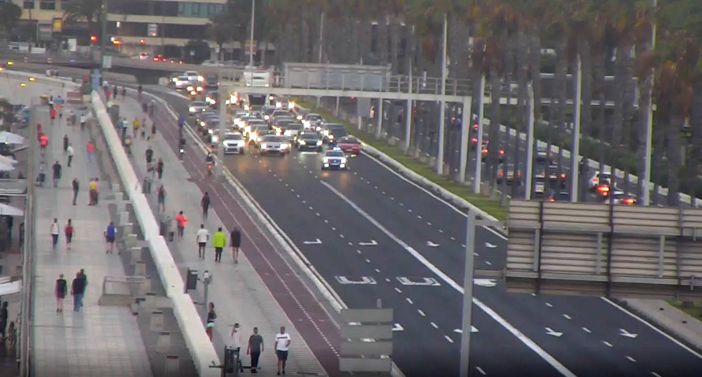 Detenido en la Avenida Marítima tras una persecución que se inició en Marzagán