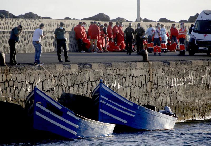 Rescatan dos pateras junto a Lanzarote y otra tercera cerca de Fuerteventura