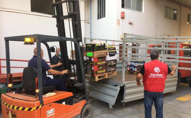 El Pino deja 40.000 kilos en Cáritas