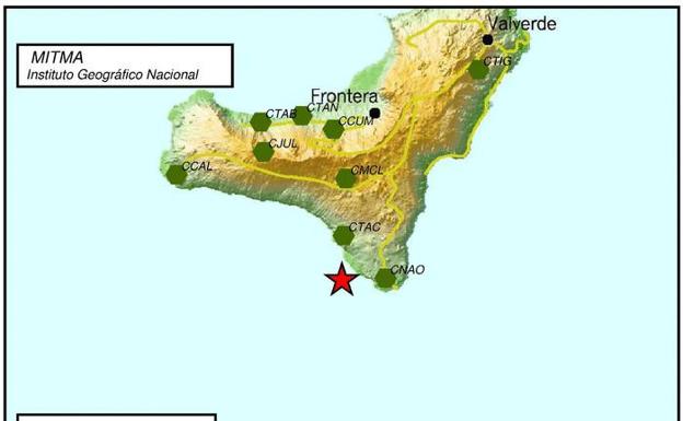 Seísmo de 3,2 grados cerca de El Pinar
