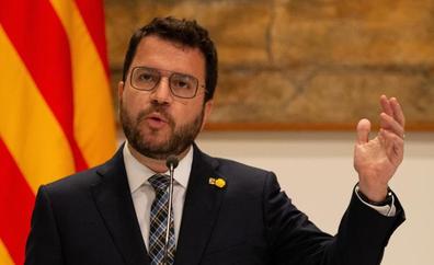 Aragonès avisa que «no renunciará» al referéndum